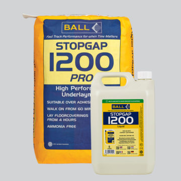 Fball Stopgap 1200 Pro High Performance Smoothing Underlayment - 2 part mix (20kg bag/5L bottle)