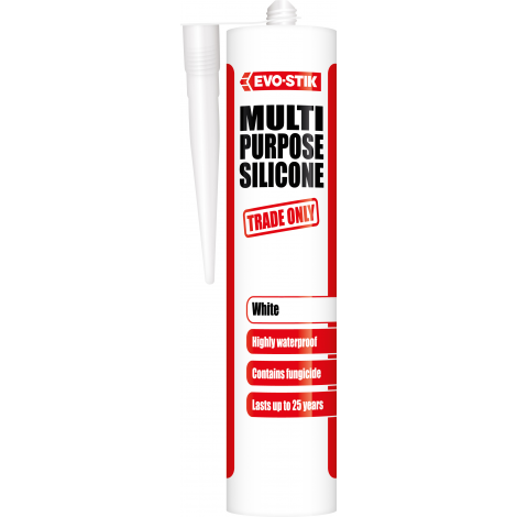 EVO-STIK MP Silicone Sealant - White