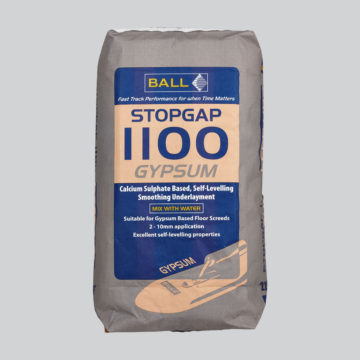 Fball Stopgap 1100 Gypsum Calcium sulphate based smoothing Underlayment 22kg
